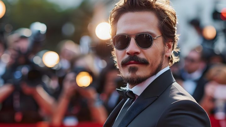 JoeyStarr lors d’un festival de cinéma, sur un tapis rouge